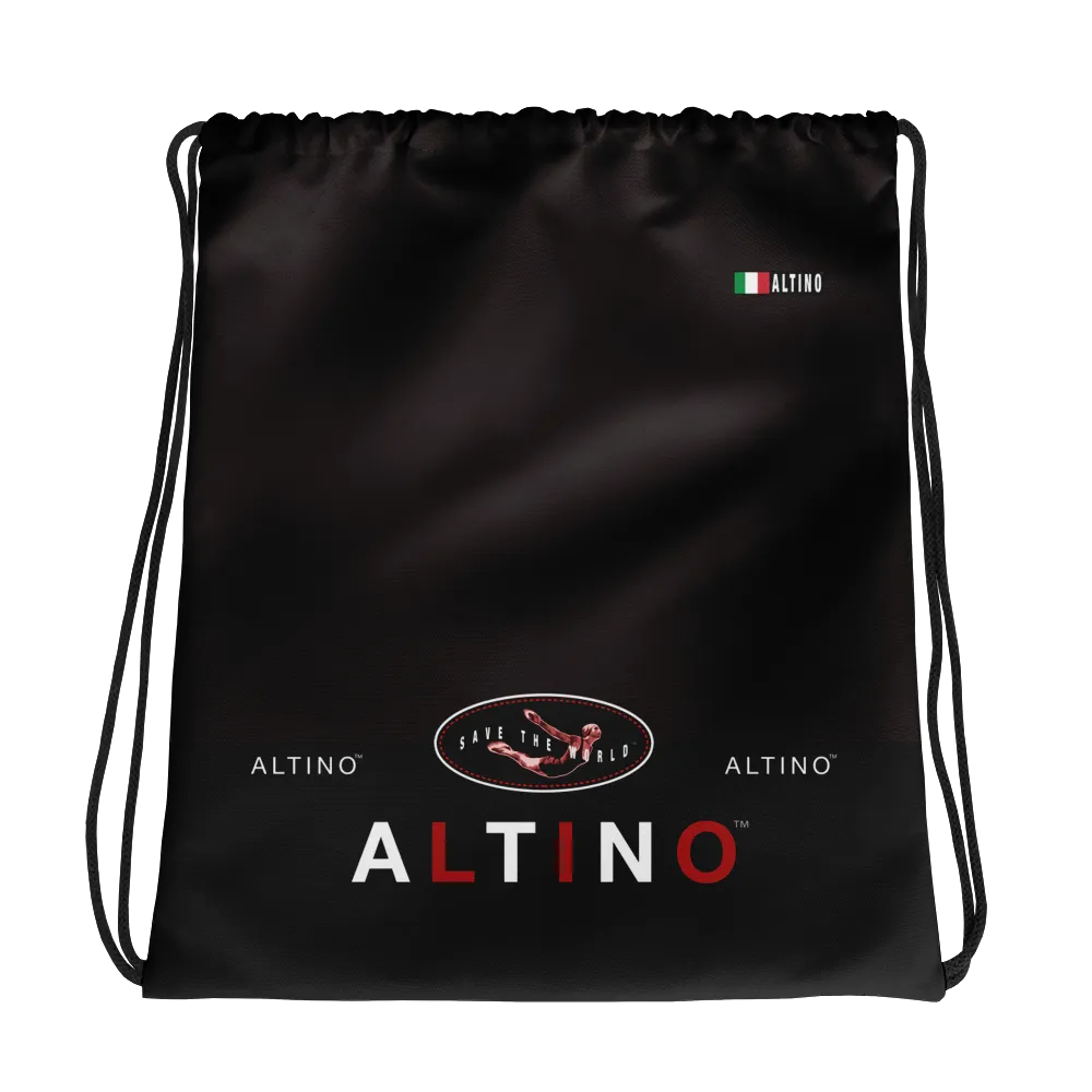 #1c7b18a0 - Black Chocolate All Flavors Rumble - ALTINO Draw String Bag