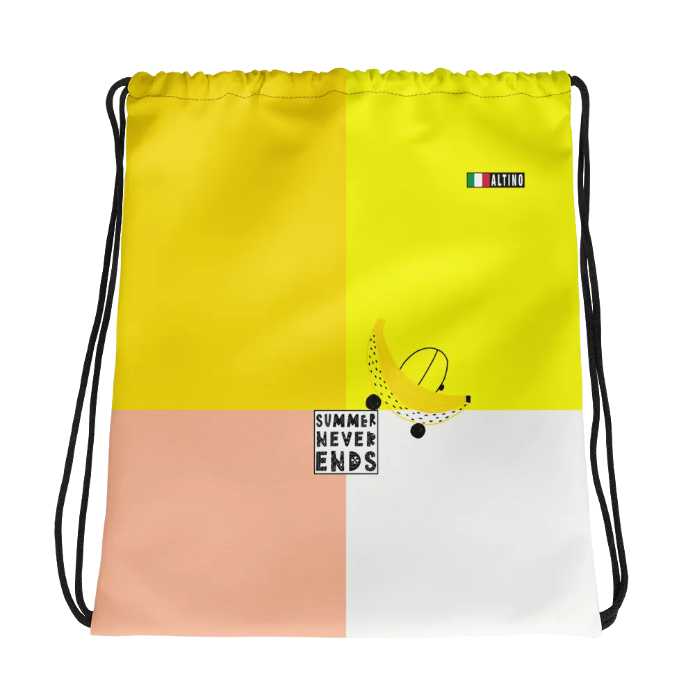 #2496baa0 - Pineapple Peach Lemon Coconut - ALTINO Draw String Bag