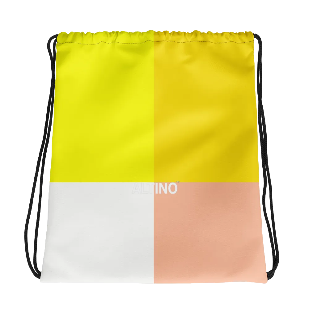 #2496baa0 - Pineapple Peach Lemon Coconut - ALTINO Draw String Bag