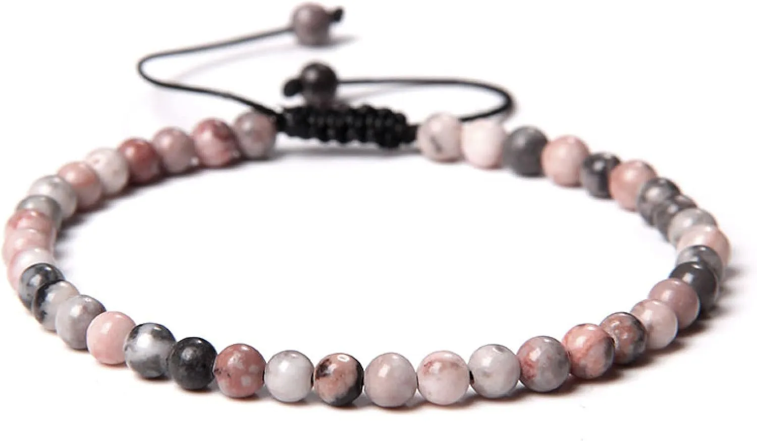 4mm Mini Energy Bracelet Natural Stone Lapis Lazuli Agates Beads Yoga Braided Bracelet Adjustable for Women Men Handmade Jewelry