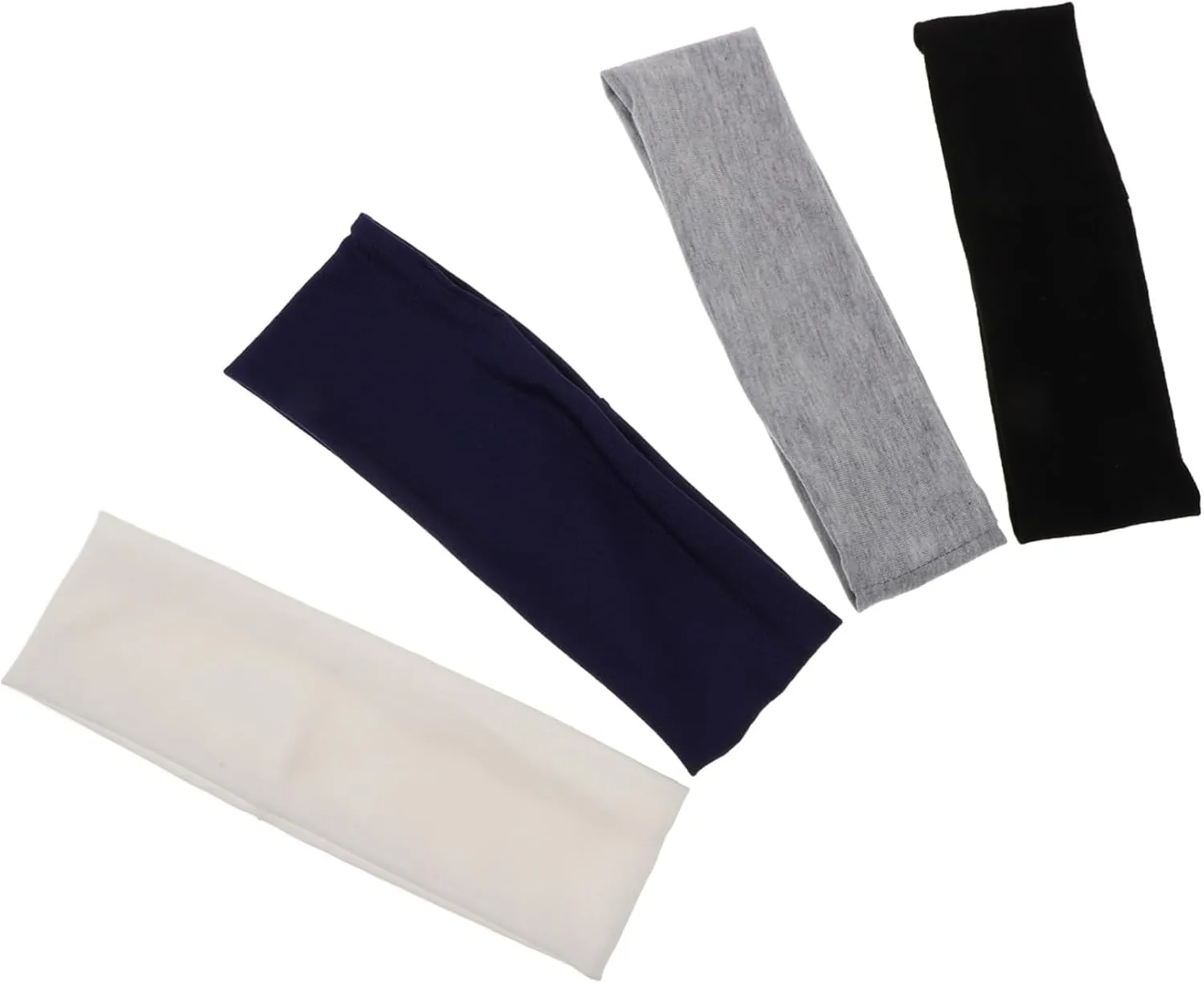 4pcs Sports Head Wrap for Women Nonslip Elastic Hairbands and Breathable Sweat Absorbing Headbands for Yoga Running and Fitness Activities
