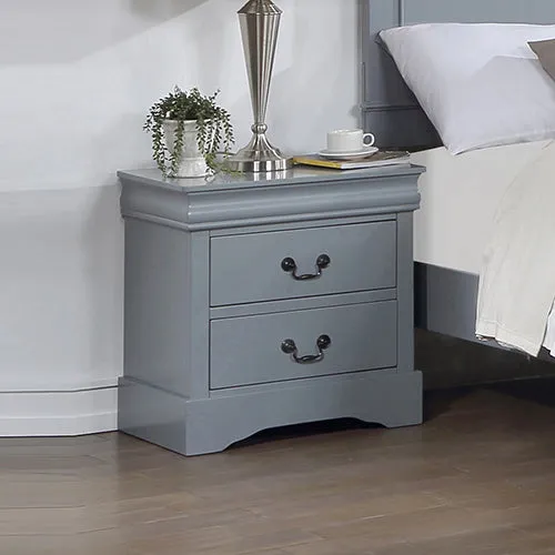 5-Piece Bedroom Suite | Solid Wood & MDF | King Size | Grey Colour | Bed, Bedside Table, Dresser & Tallboy