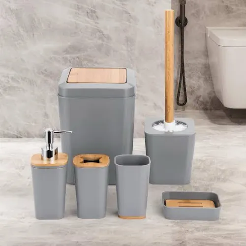 6 Pieces Toilet & Bathroom Accessories