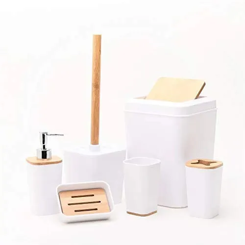 6 Pieces Toilet & Bathroom Accessories
