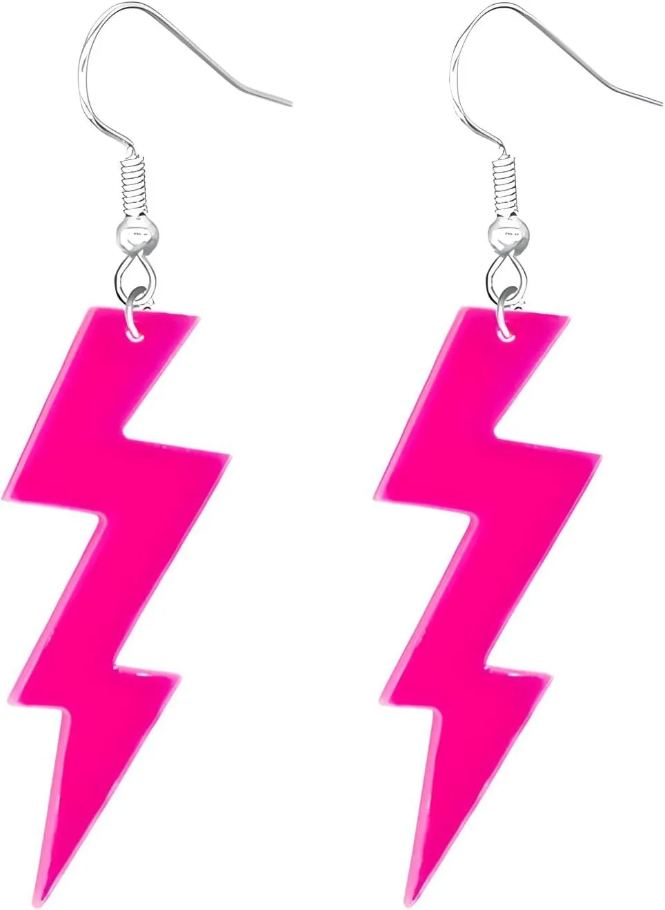 925 Sterling Silver Cloud Necklace Earrings For Women, Resin Cloud Charms Drop Funny Cartoon Cute For men Gifts, Rain Cloud Storm Jewelry Ear Drop Cloud Lightning Flower Rainbow Heart Princess For