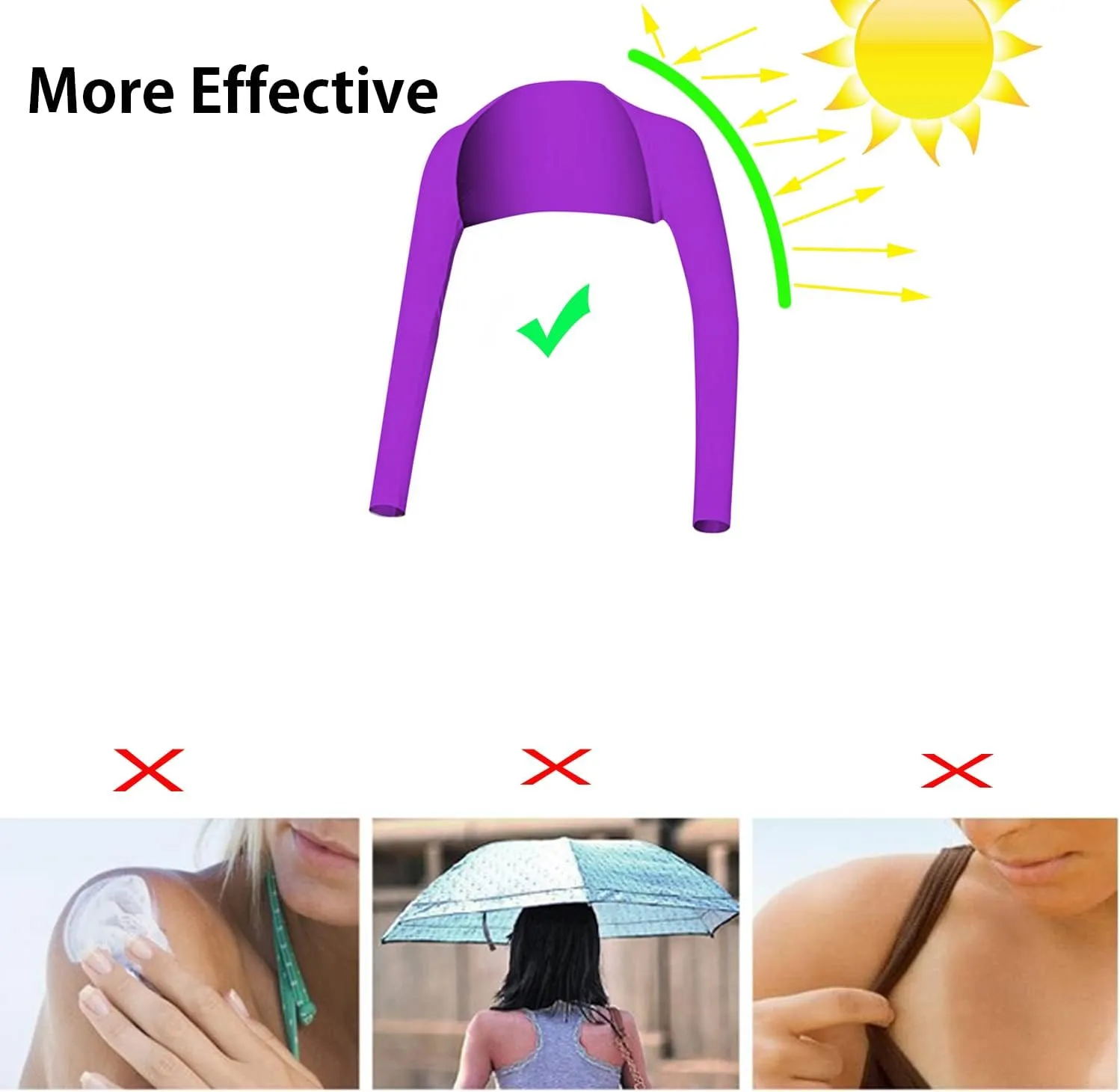 Advanced Cooling Shawl Arm Sleeve Sun Protection Comfortable & Breathable for Women Men