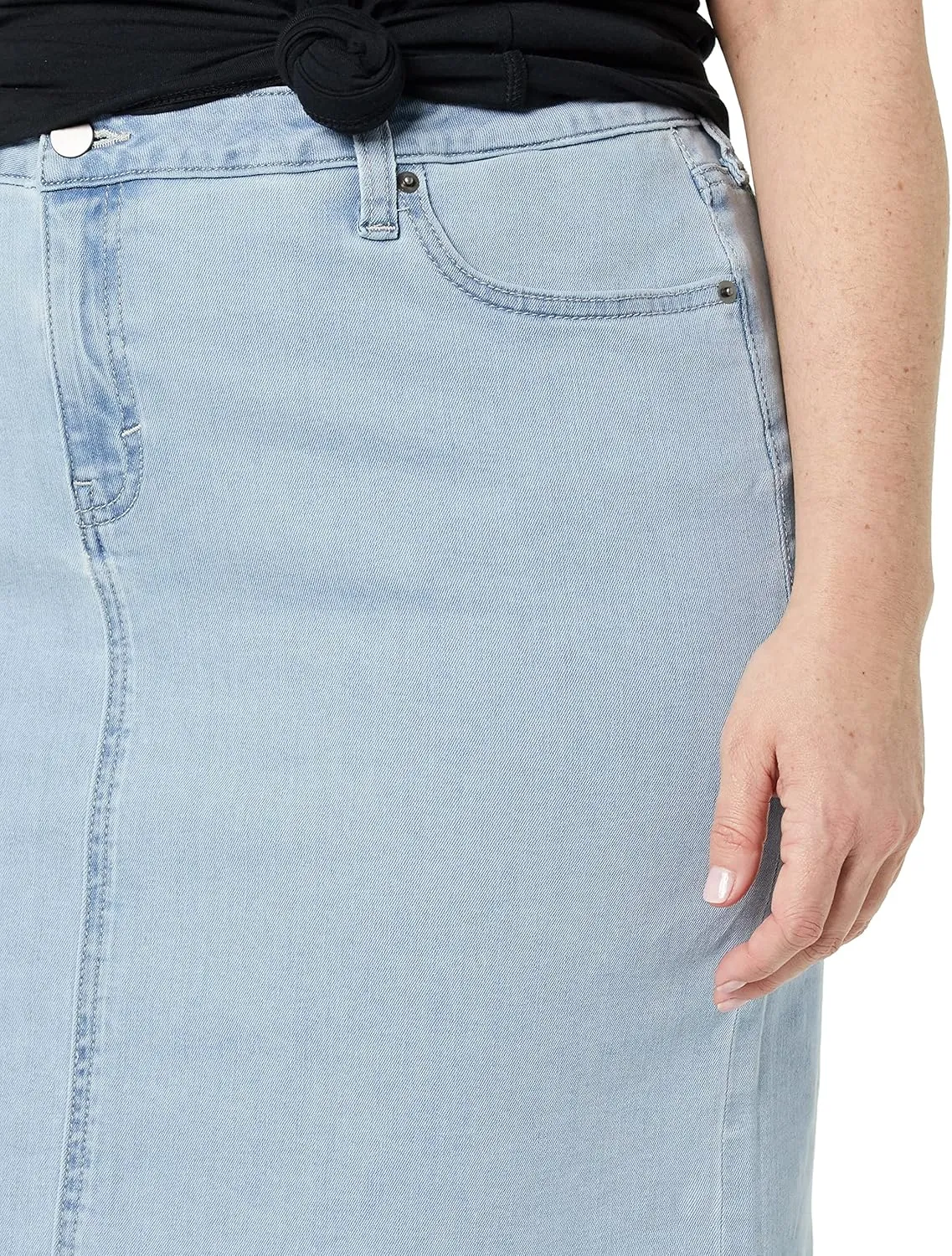 Amazon Essentials Women's Classic 5-Pocket Denim Skirt (Available in Plus Size)