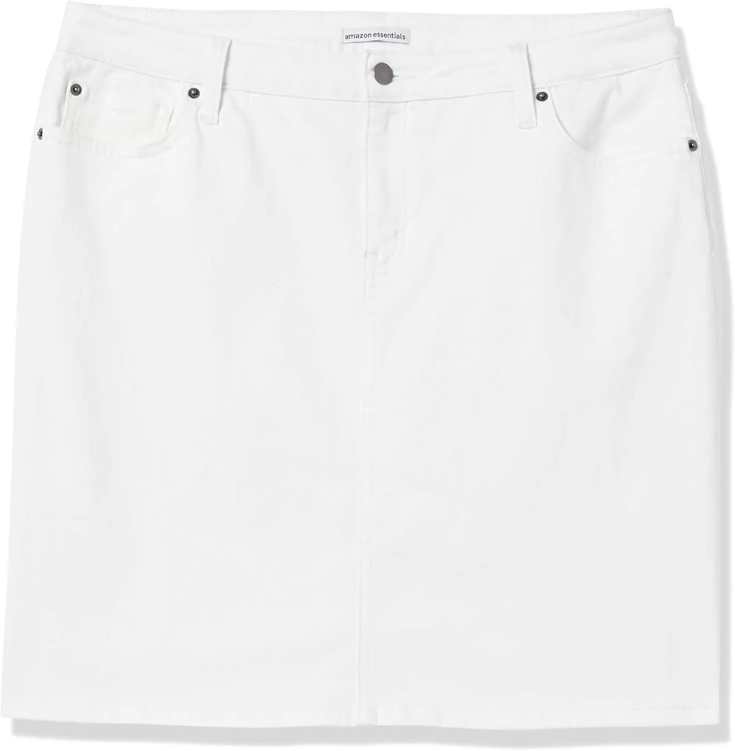 Amazon Essentials Women's Classic 5-Pocket Denim Skirt (Available in Plus Size)