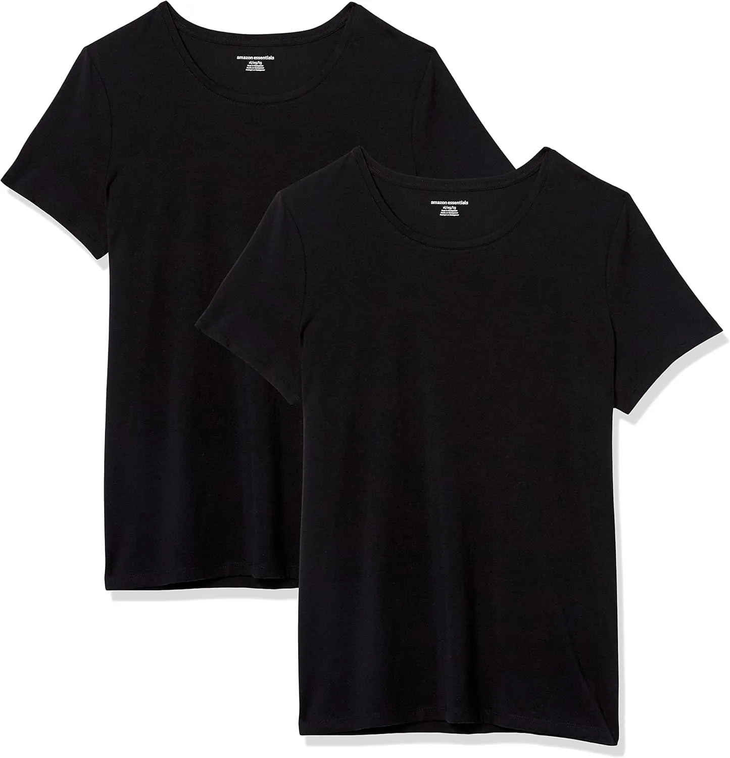 Amazon Essentials Women's Classic-Fit Short-Sleeve Crewneck T-Shirt, Multipacks