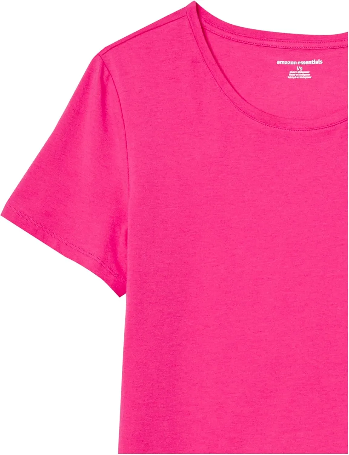 Amazon Essentials Women's Classic-Fit Short-Sleeve Crewneck T-Shirt, Multipacks
