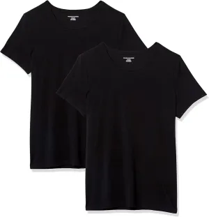 Amazon Essentials Women's Classic-Fit Short-Sleeve Crewneck T-Shirt, Multipacks