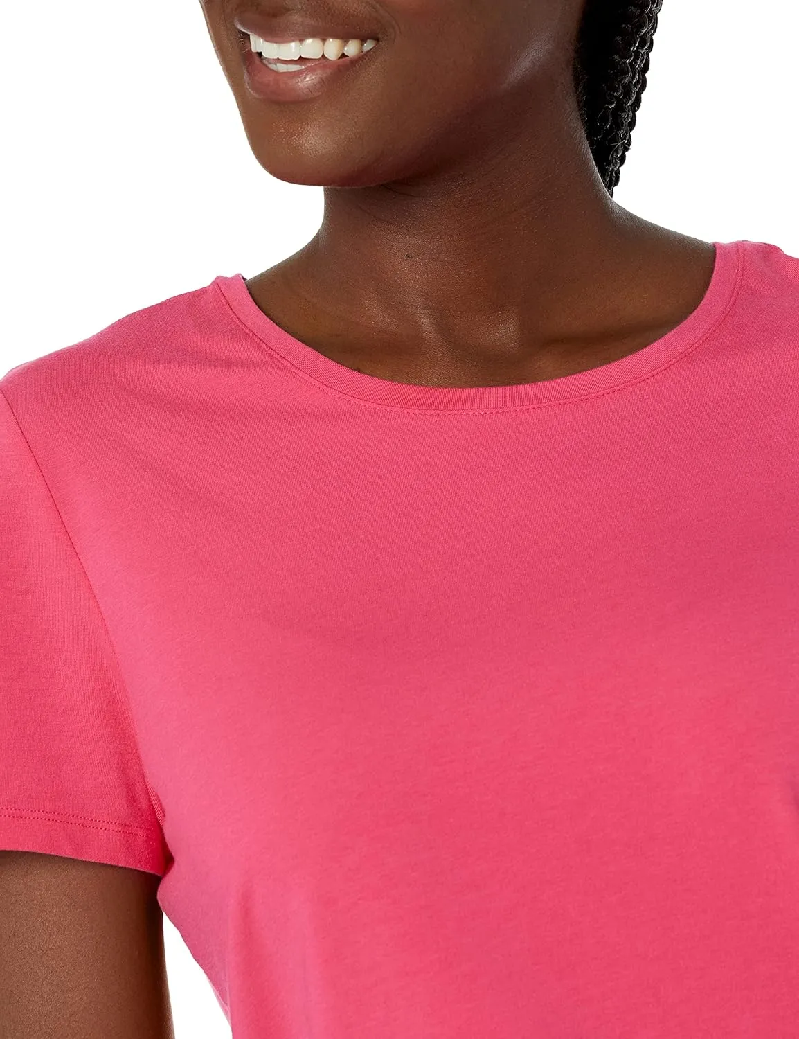 Amazon Essentials Women's Classic-Fit Short-Sleeve Crewneck T-Shirt, Multipacks