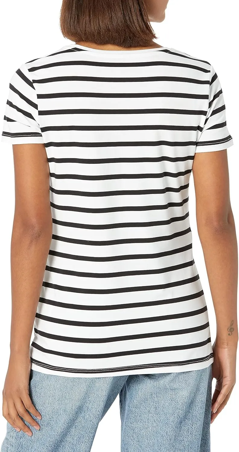 Amazon Essentials Women's Classic-Fit Short-Sleeve Crewneck T-Shirt, Multipacks