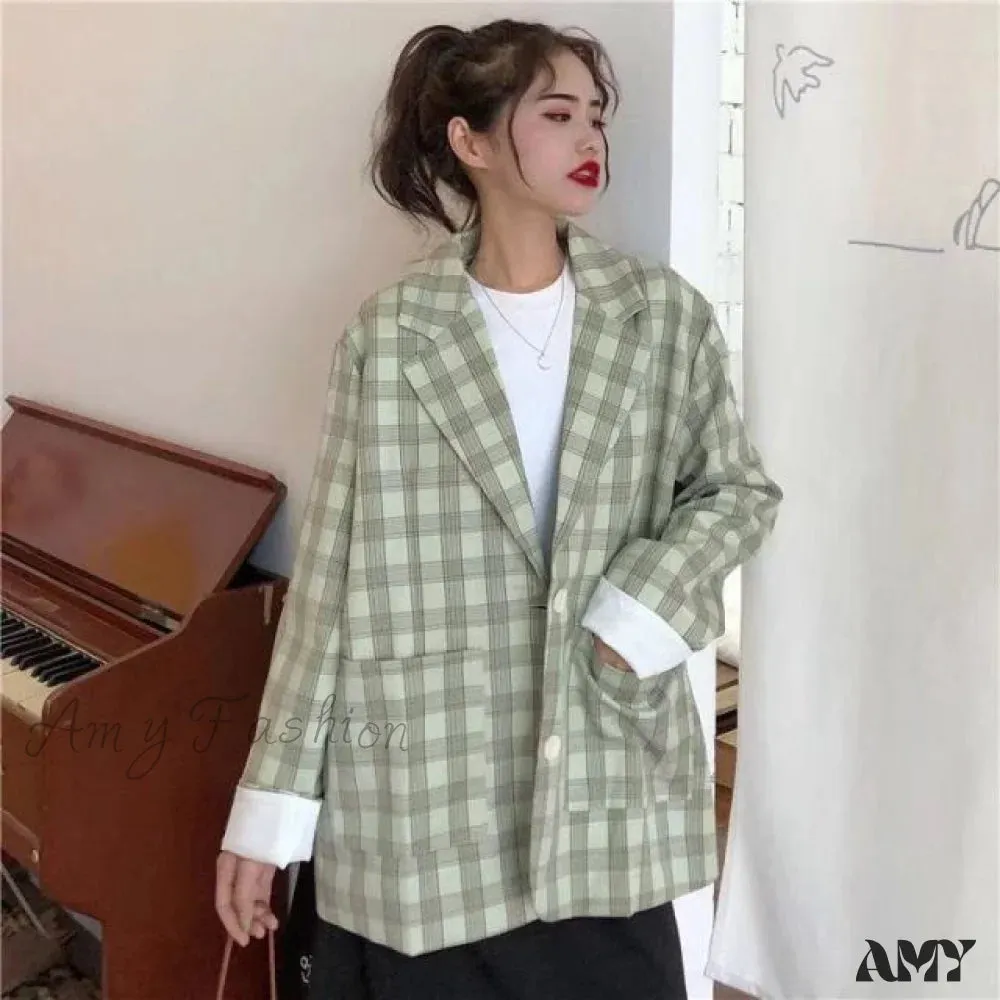 Amy Fashion - Irregular Printing Blazer