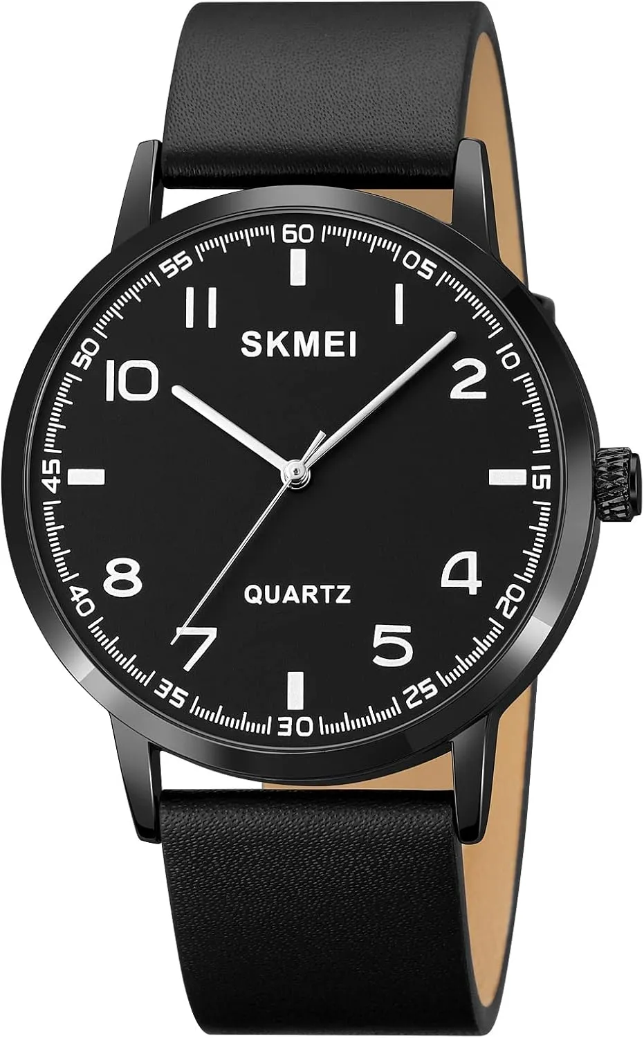 Analog Watch for Men, Ultra Thin Quartz Watches Men, Leather Men's Wrist Watches, Classic Mens Dress Watch Very Easy to Read Wristwatch