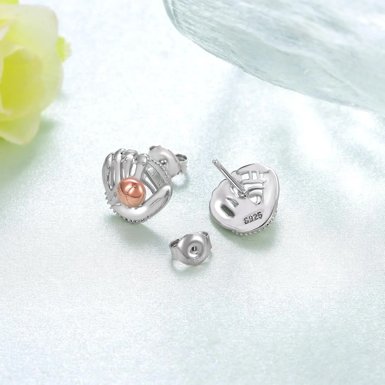Baseball/Softball/Volleyball/Pickleball/Soccer/Basketball/Hockey Earrings 925 Sterling Silver Sport Jewelry Gifts for Women