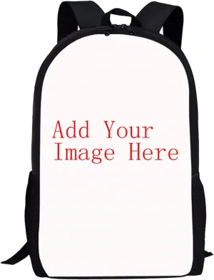Belidome Customized Kids School Backpack with Side Pockets Durable Zipper Large Durable