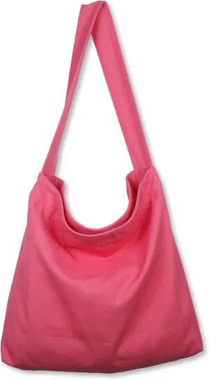Canvas Bag with Magnetic Snap Large Size Simple Design Thick and Sturdy