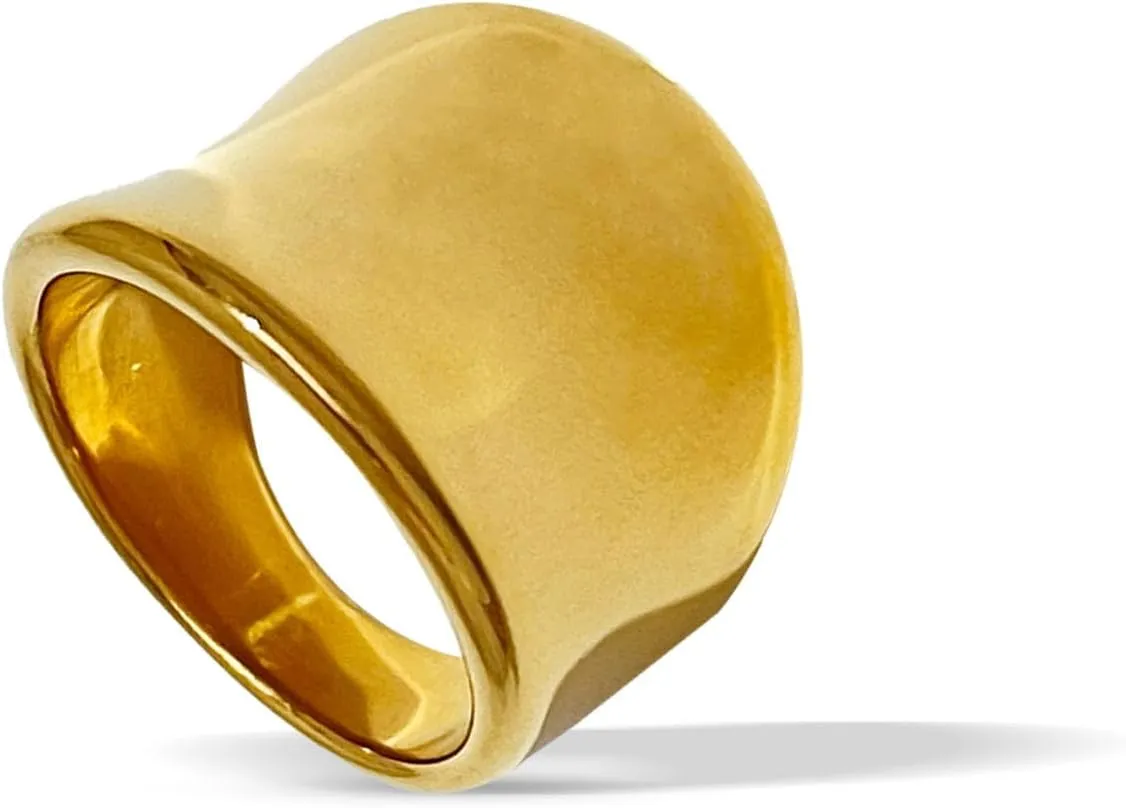 Chunky Gold Rings for Women That Don't Tarnish Band Rings Statement Rings Gold and Silver Rings for Women