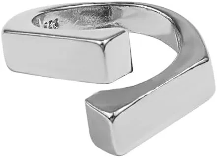 Chunky Open Ring for Women 14k Gold Simple Statement Ring Adjustable Fashion Silver Rings Statement Trendy Jewelry for Women