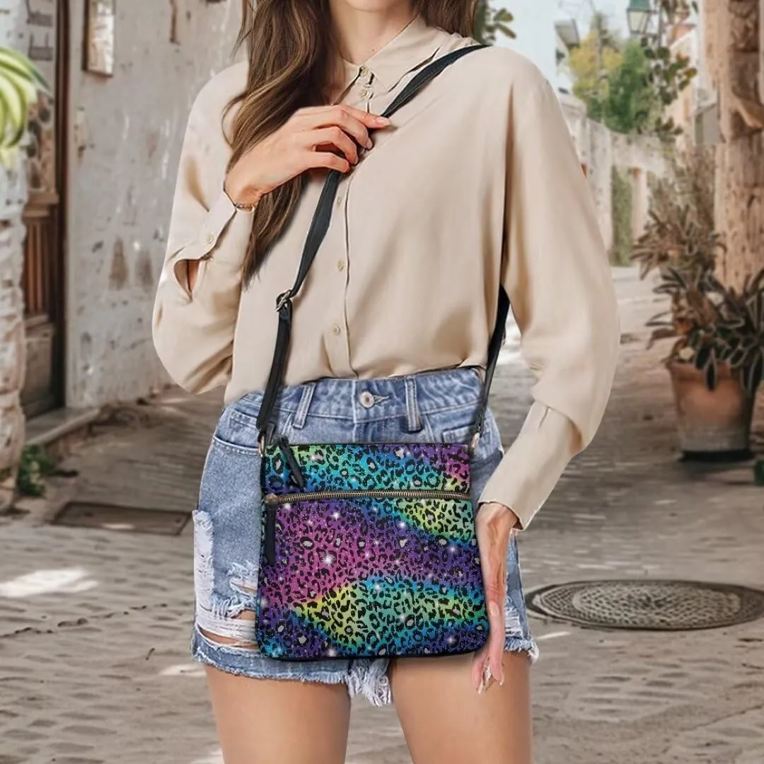Coldinair Crossbody Bags for Women Leather Small Crossbody Purse Messenger Shoulder Bags Hobo Handbag for Women