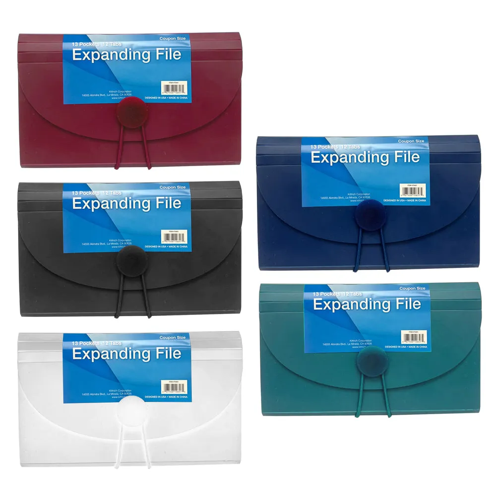Coupon Organizer Sleeve Pocket Variety Pack Holder Pages Storage Wallet File New