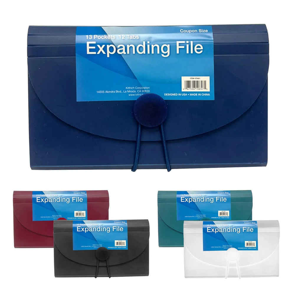 Coupon Organizer Sleeve Pocket Variety Pack Holder Pages Storage Wallet File New