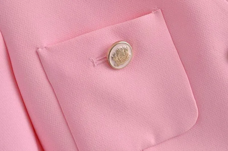 CROPPED BLAZER WITH PATCH POCKETS