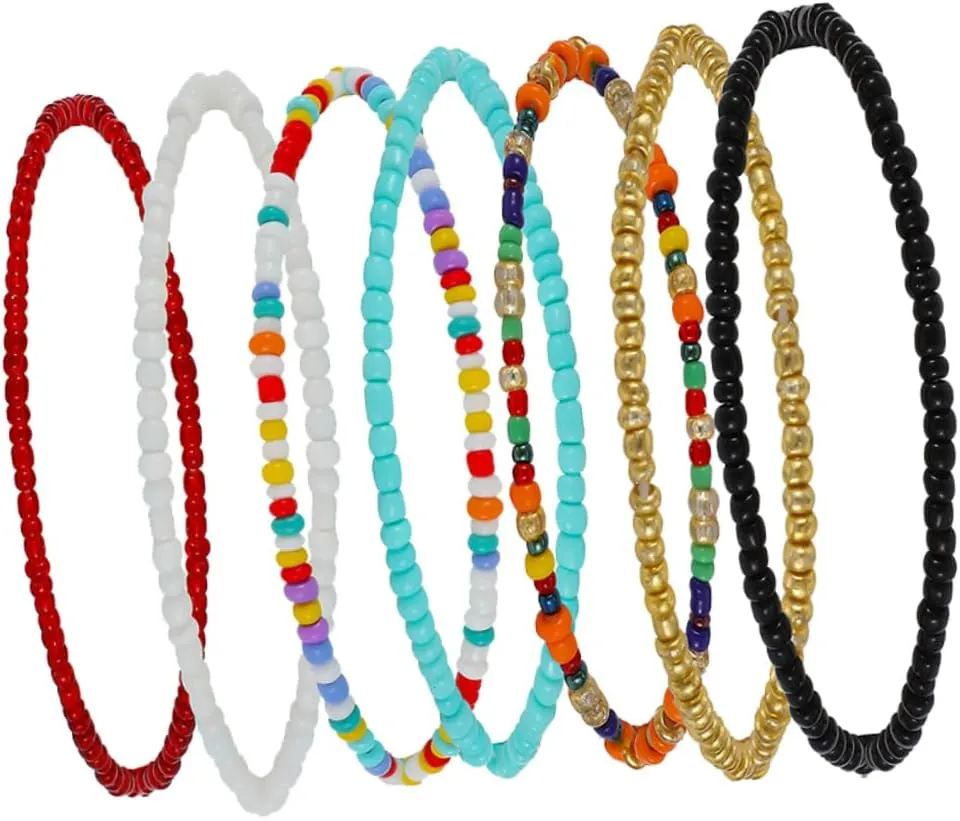 Custom Anklets for Women Beaded Foot Jewelry Turquoise Ankle Bracelet Boho Ankle Bracelet Gold Anklet