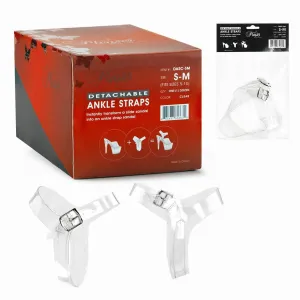 DETACHABLE ANKLE STRAPS ONE PAIR S-M