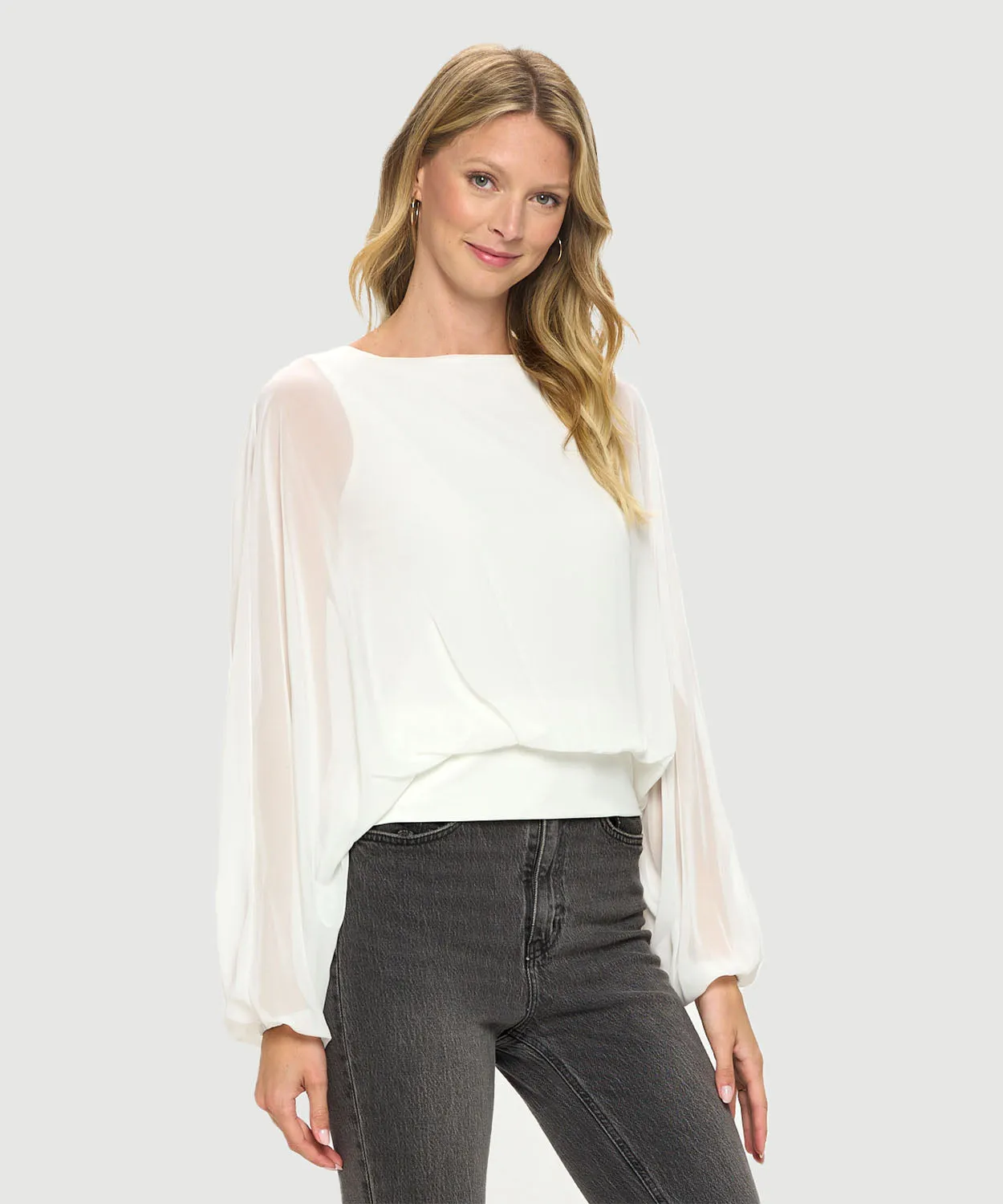 Dolman Sheer Top