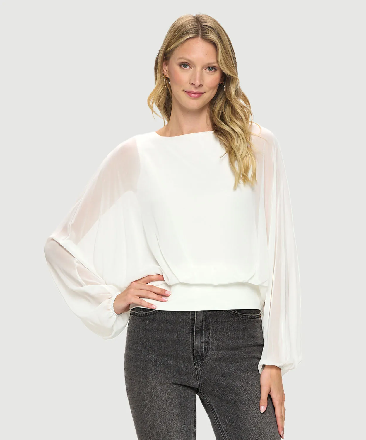 Dolman Sheer Top