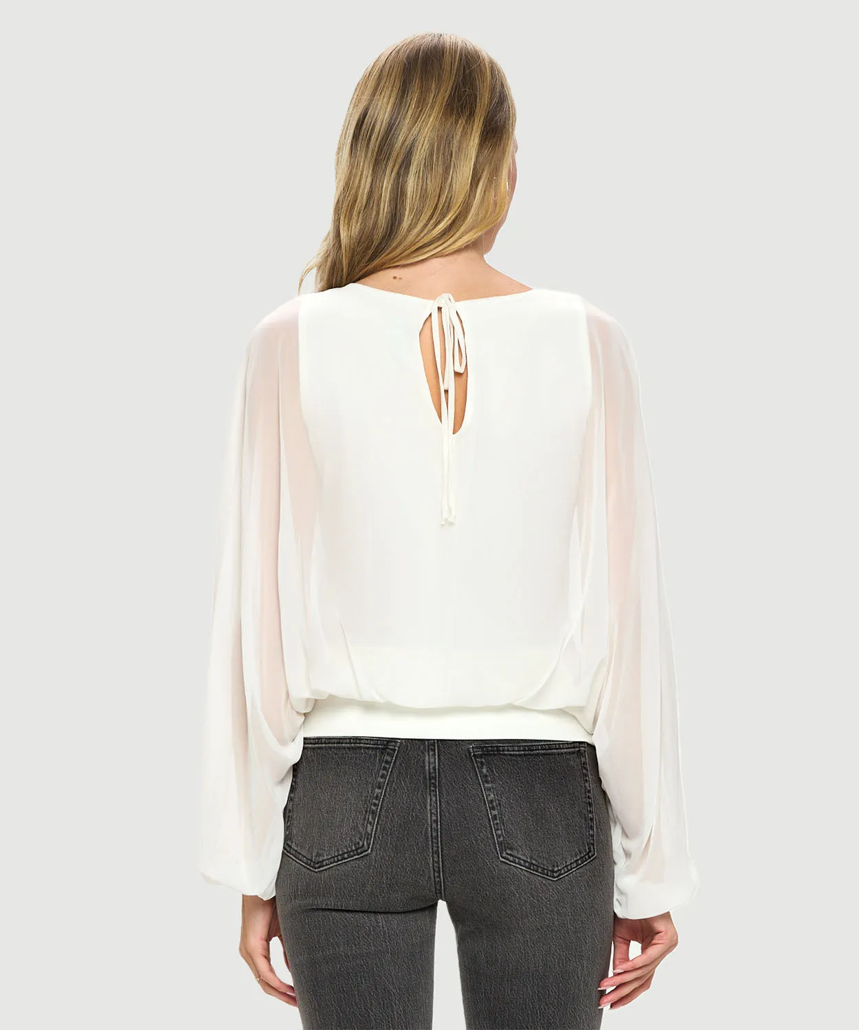 Dolman Sheer Top