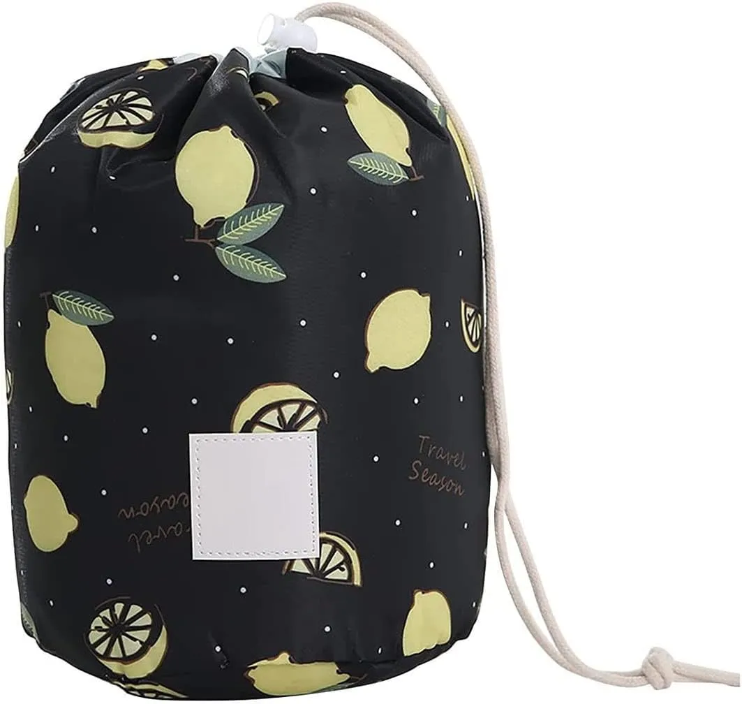 Drawstring Bag Large Makeup Bag Portable Travel Cosmetics Wash Bag with Small Makeup Storage Bags for Women Girl Home and Travel