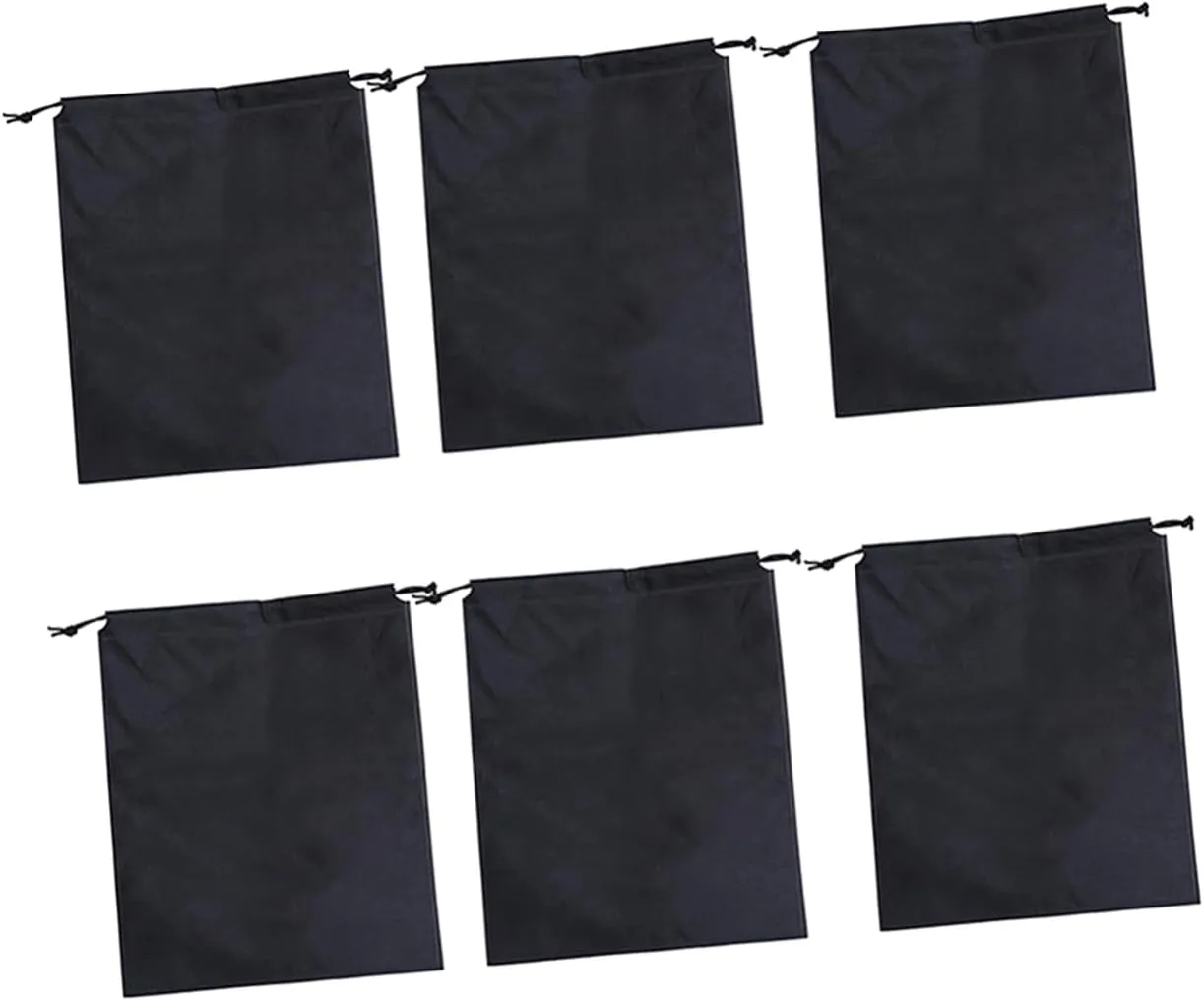 Drawstring Bag Set 12pcs Nonwoven Fabric Storage Bags Bulk Travel Essentials