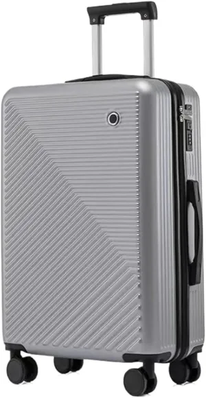Durable Suitcase for Women Hardshell Spinner Suitcase For 3-5 Days Travel, Spinner Wheels,PC ABS Durable Hardside Suitcase Retro Suit Case (Color : H, Size : 24in)