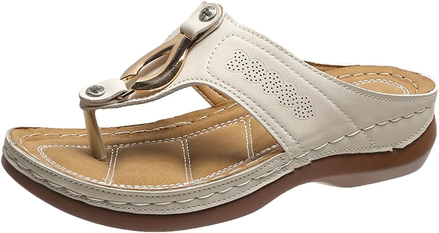 Eduavar Orthopedic Sandals for Women, Black Sandals Women Wide Width Open Toe Sandals Comfy Platform Sandals Travel Shoes