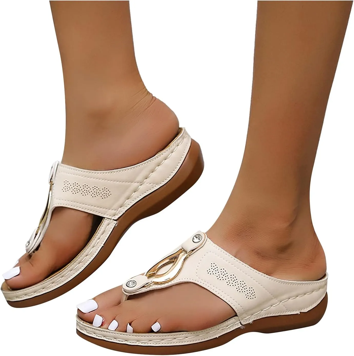 Eduavar Orthopedic Sandals for Women, Black Sandals Women Wide Width Open Toe Sandals Comfy Platform Sandals Travel Shoes