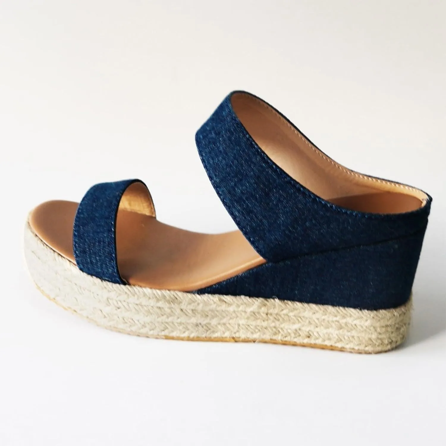 Eduavar Wedge Sandals for Women Dressy, Espadrille Sandals for Women Summer Travel Beach Sandals Platform Wedge Sandals