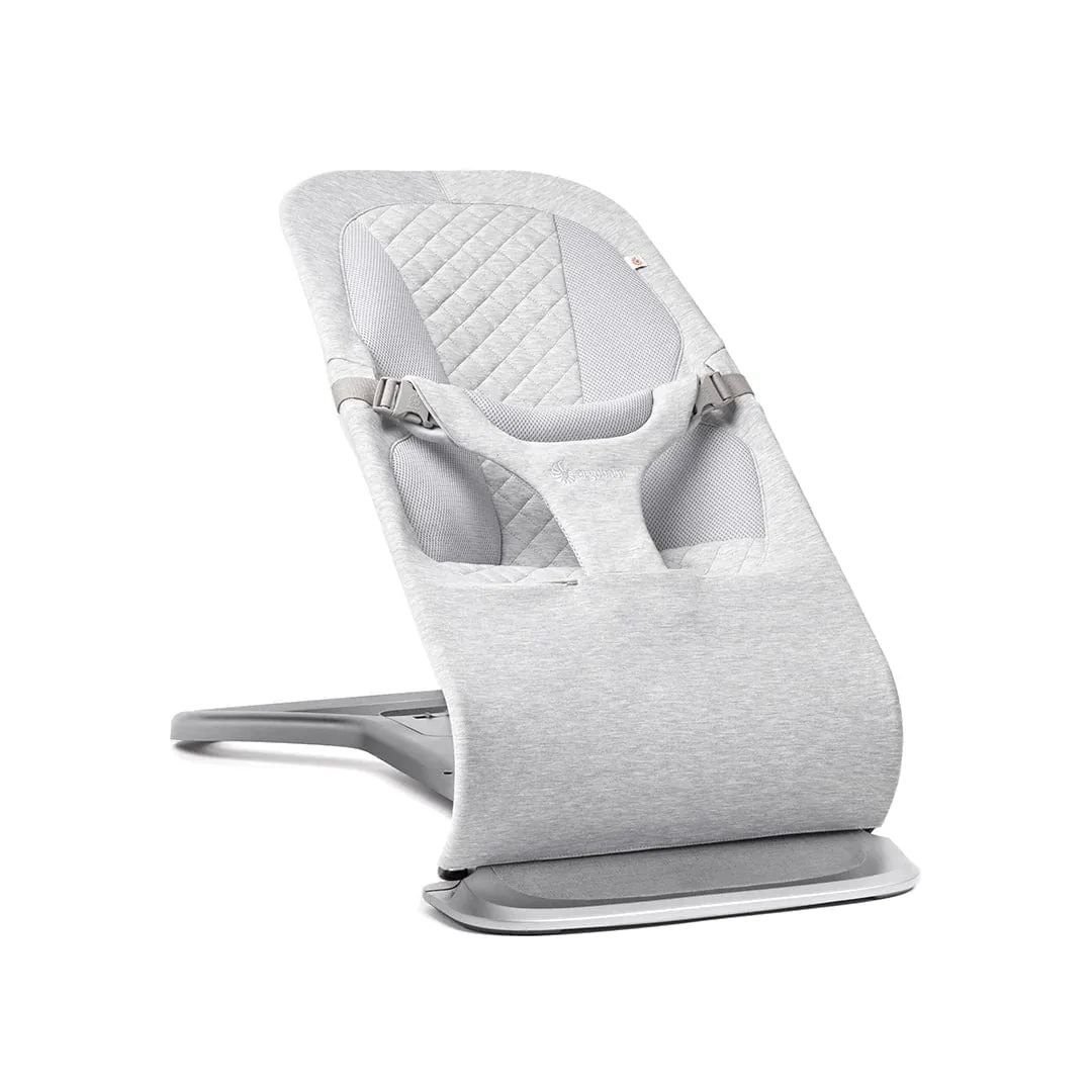 Ergobaby Evolve Bouncer with Toy Bar - Light Grey