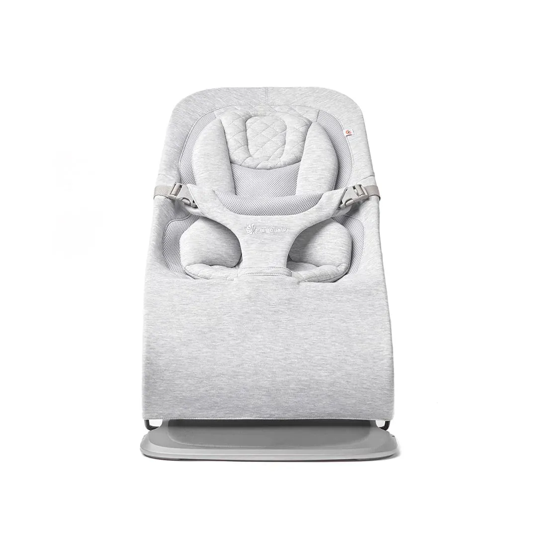 Ergobaby Evolve Bouncer with Toy Bar - Light Grey