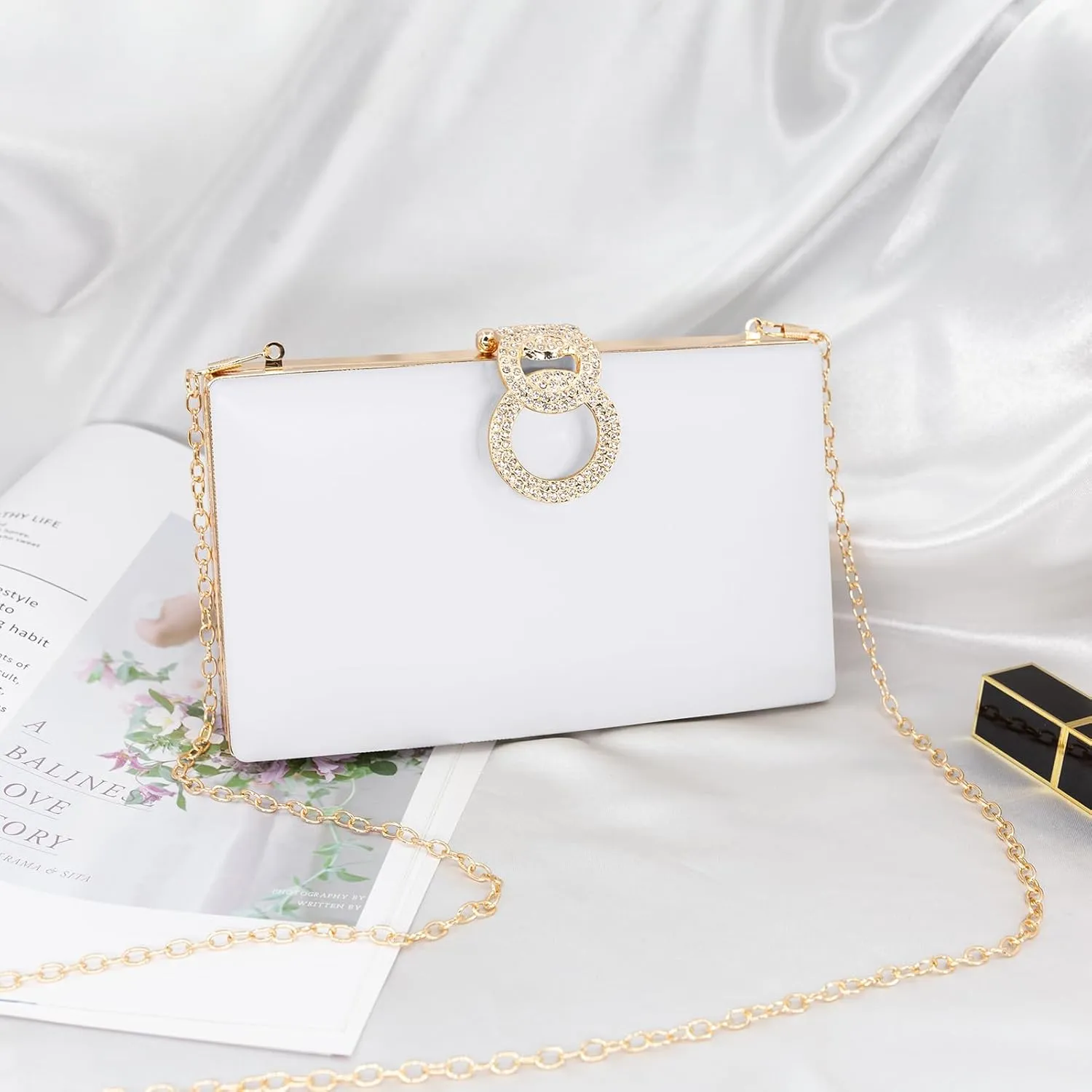 Evening Clutch Purses - Women's Evening Bag Party Purses Handbag for Cocktail/Prom/Party/Wedding/Formal