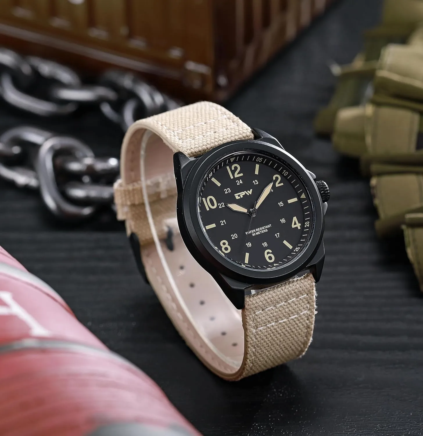 FANMIS Classics Men's Minimalist Analog Watch Simple Ultra-Thin Military Sports Watch Multi-Functional Waterproof Watch Casual Business Watch Men's Outdoor Sports Watch