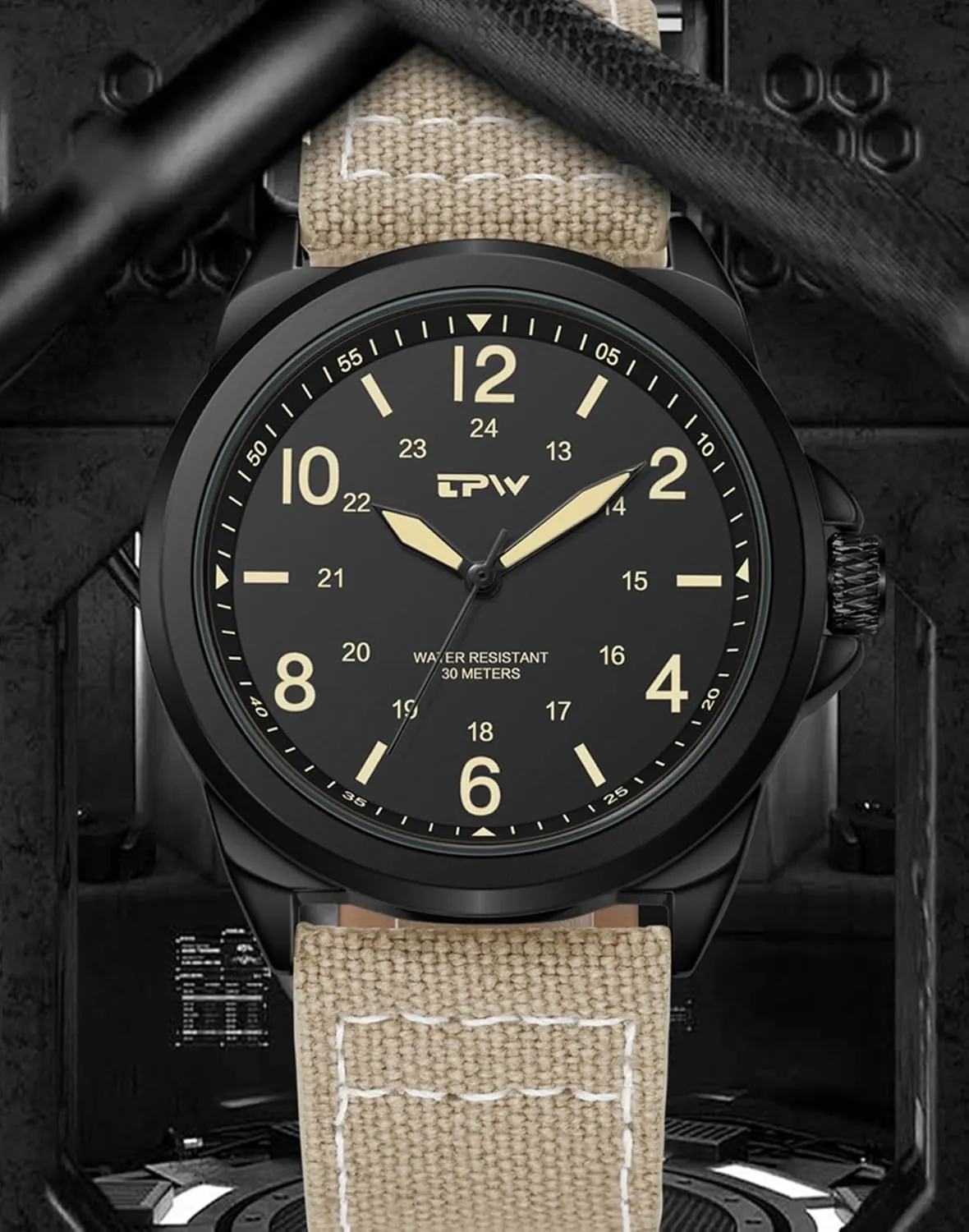FANMIS Classics Men's Minimalist Analog Watch Simple Ultra-Thin Military Sports Watch Multi-Functional Waterproof Watch Casual Business Watch Men's Outdoor Sports Watch