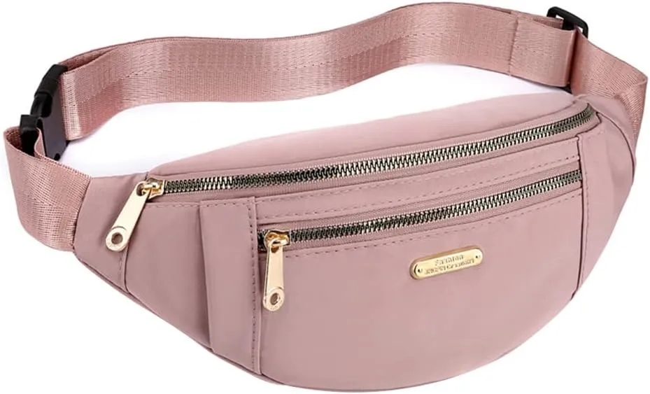 Fanny Pack Women Urban Waist Pack Women Lightweight Waist Bag Women Functional Fanny Pack for Workout Traveling Running