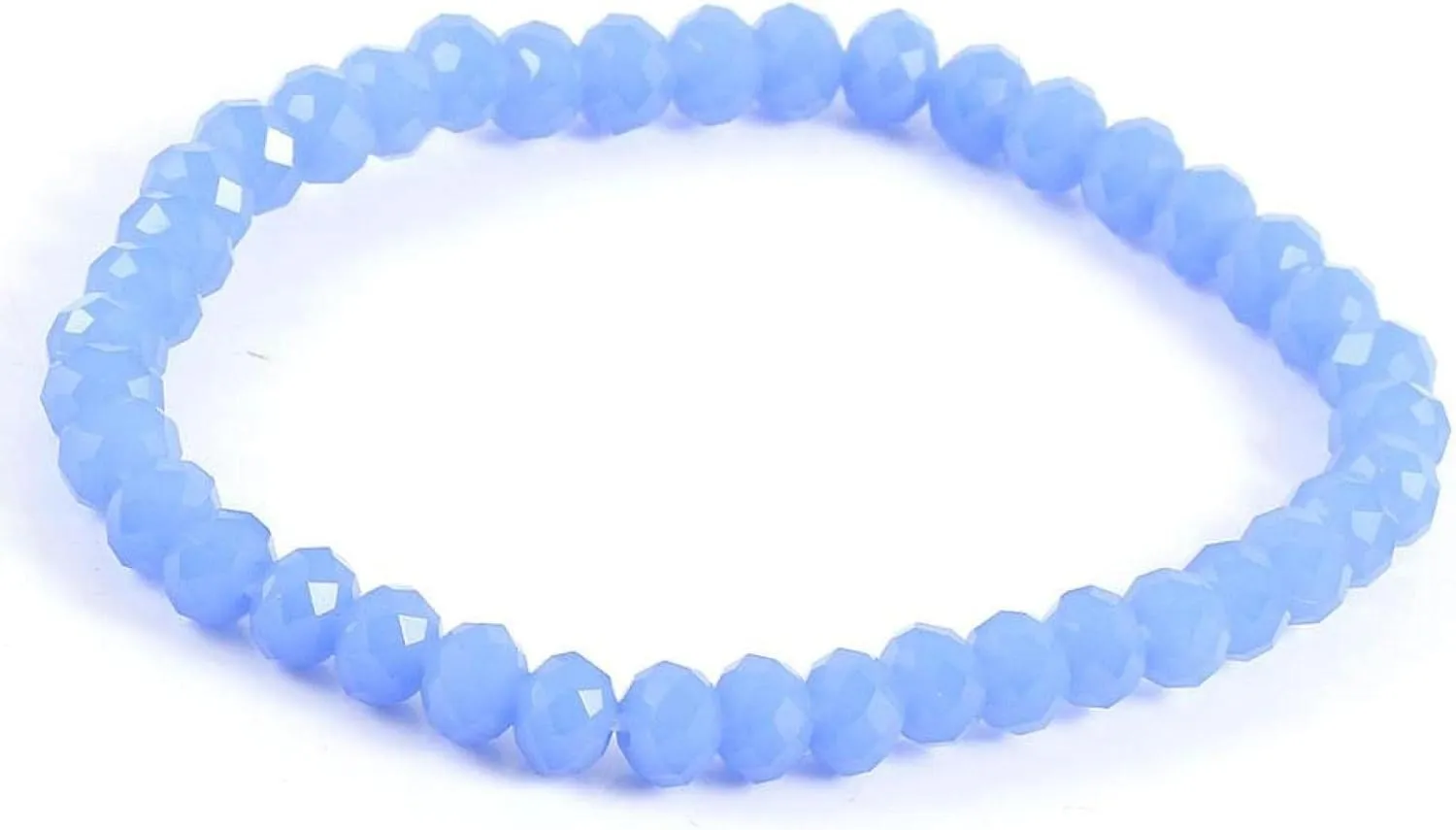 Fashion Colorful 4X6mm Glass Crystal Beaded Bracelets Rope Distance Bracelet Handmade Wrap Bracelet for Women