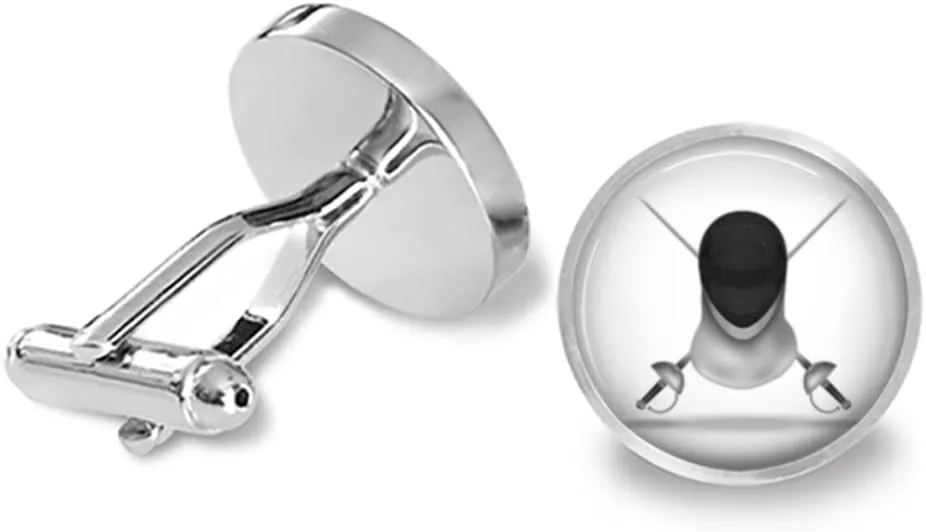 Fencing Cufflinks Fencing Sport Cuff Links