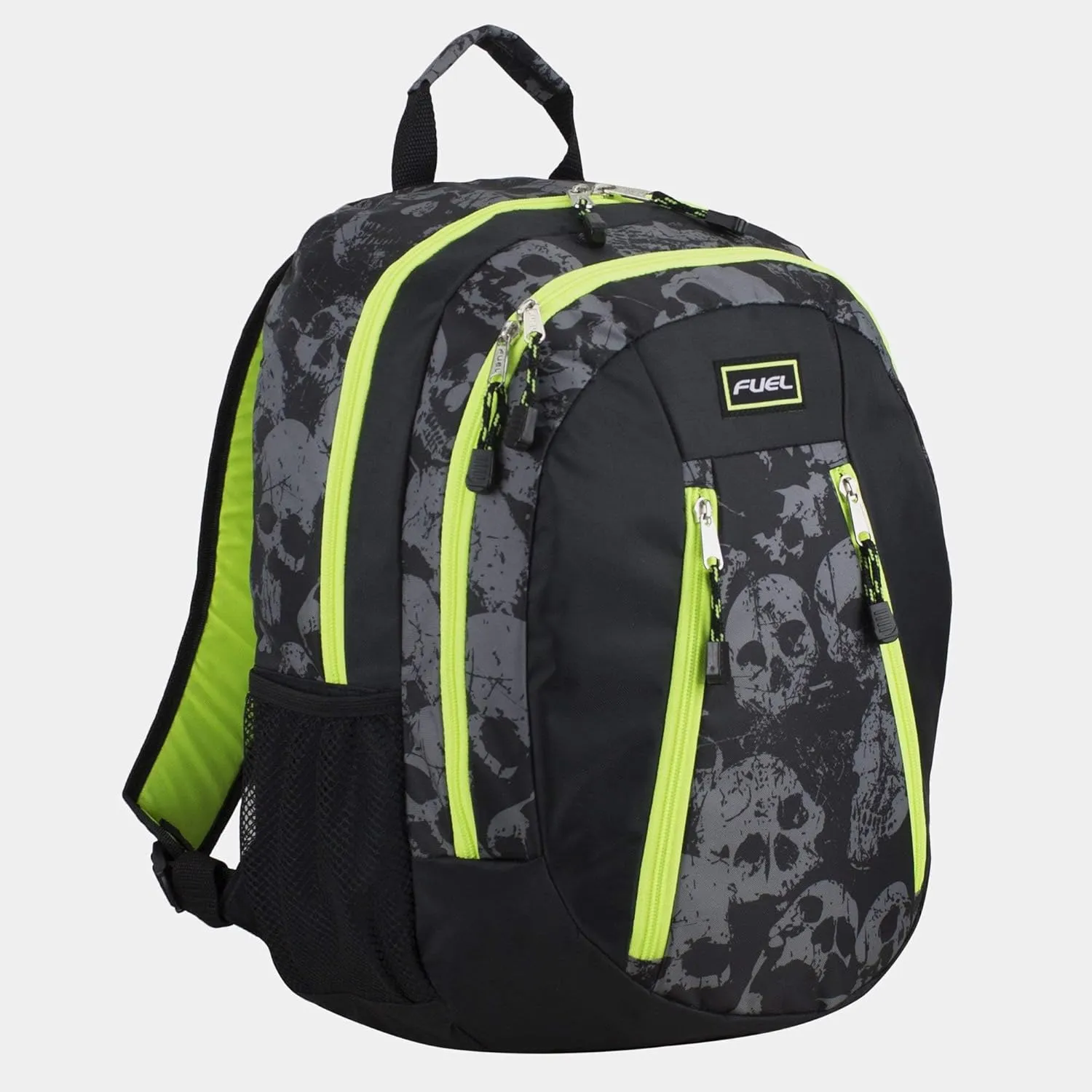 FUEL Sport Multi-Functional Carry On Luggage Weekender Gym Active Water Resistant Daypack Backpack Bag, Black/Grey