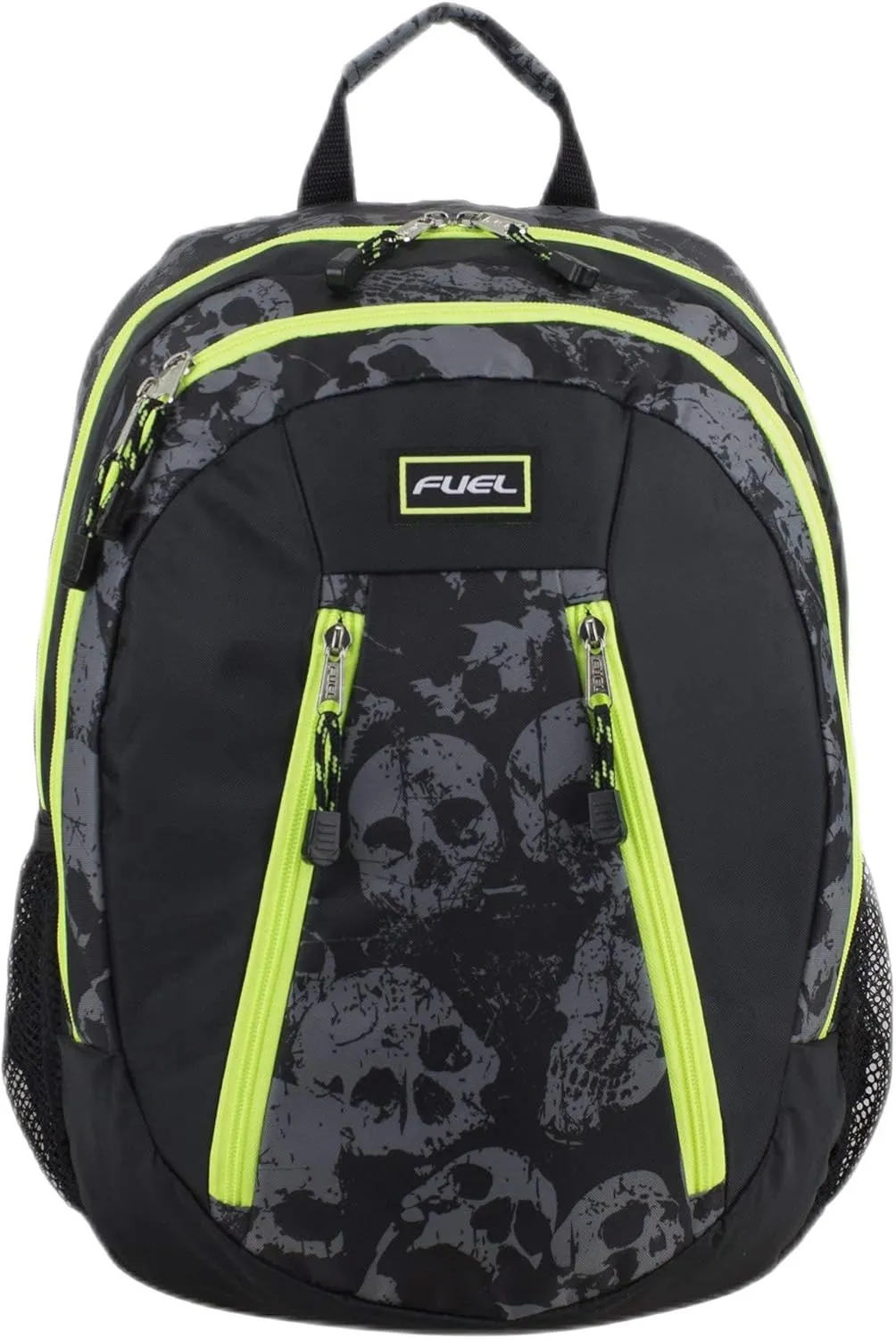FUEL Sport Multi-Functional Carry On Luggage Weekender Gym Active Water Resistant Daypack Backpack Bag, Black/Grey