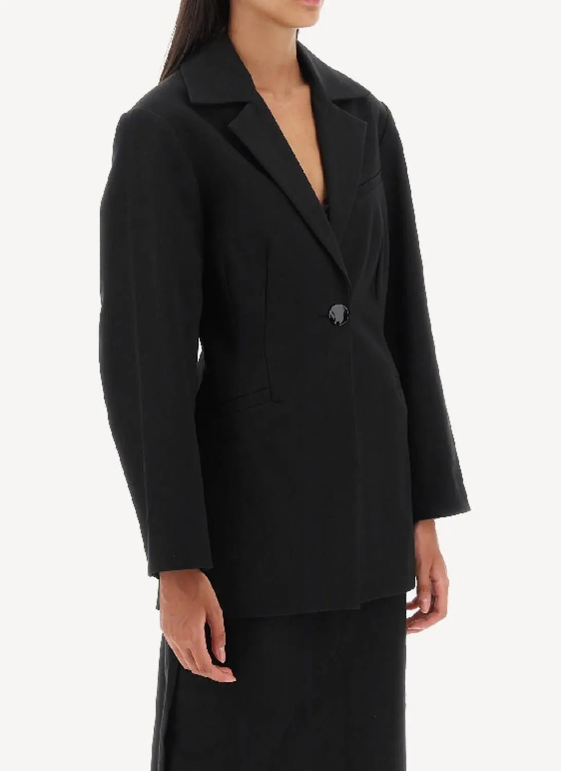 Ganni - Blazer - Black - Femme